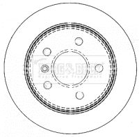 BORG & BECK Тормозной диск BBD4487